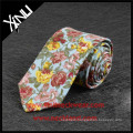 Handmade Printed Skinny Mens Cotton Tie